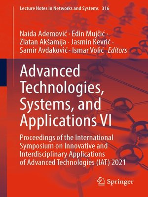 cover image of Advanced Technologies, Systems, and Applications VI